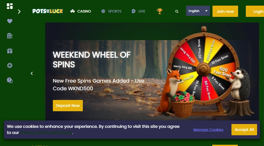 PotsOfLuck Casino